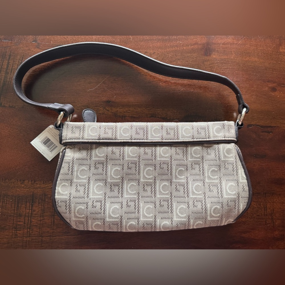 NWT Liz Claiborne Heritage Mosaic Camel Logo Bag Y2K Style - Picture 4 of 12